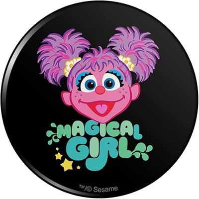 Sesame Street Magical Girl Abby Cadabby Pinback Button Pin
