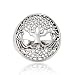 925 Sterling Silver 18 mm Detailed Celtic Tree of Life Round Ring - Size 9