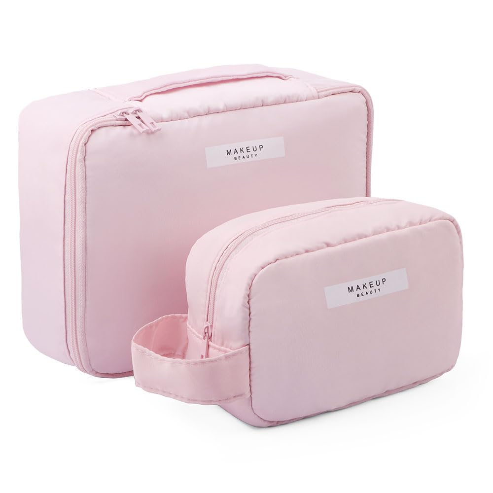 Y1tvei Trousse Beauty Trasparente In PVC Con Scritta DANCE E Bordi In Ciniglia - Astuccio Extralarge Da Viaggio 27,5x17,5cm, Impermeabile, Per Ballerine E Cheerleader