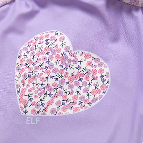 Bonverano Baby Girls UPF 50+ UV Protection One Pieces Sunsuit with Sun Cap(Lavender,12-18Months) - Image 8