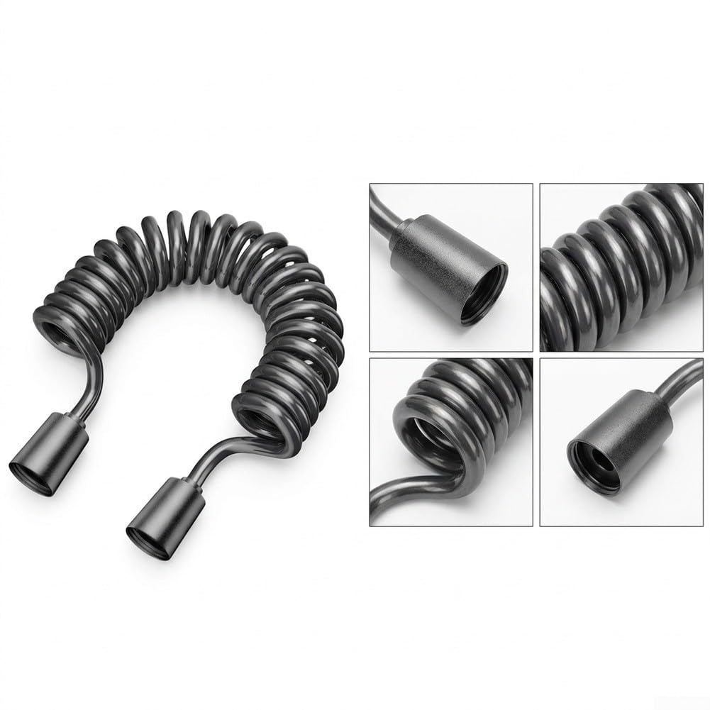 Flexo para ducha Extensible 2M Gris Flexo para ducha Extensible