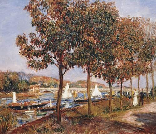 Graffiti Art Mural Le Pont d'Argenteuil Renoir Moderne Peinture Poster Impression