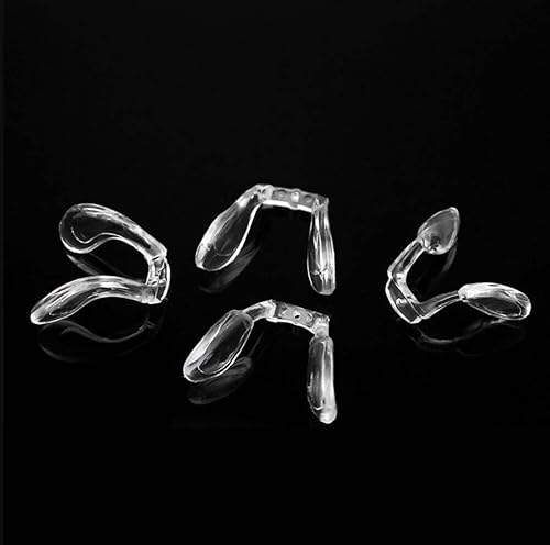 Miniatura 3 de Almohadillas de silicona suave para la nariz, almohadillas de repuesto para lentes de sol, 2 pares, transparentes