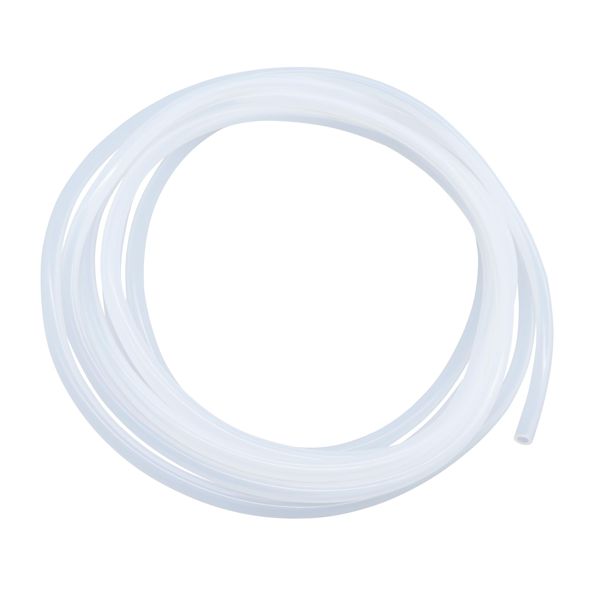 LAVMHAB Silicone Tube Food Grade Hoses 2mm ID x 5mm OD 5m (16.4ft), Flexible Silicone Rubber Tubing Water Air Pipes