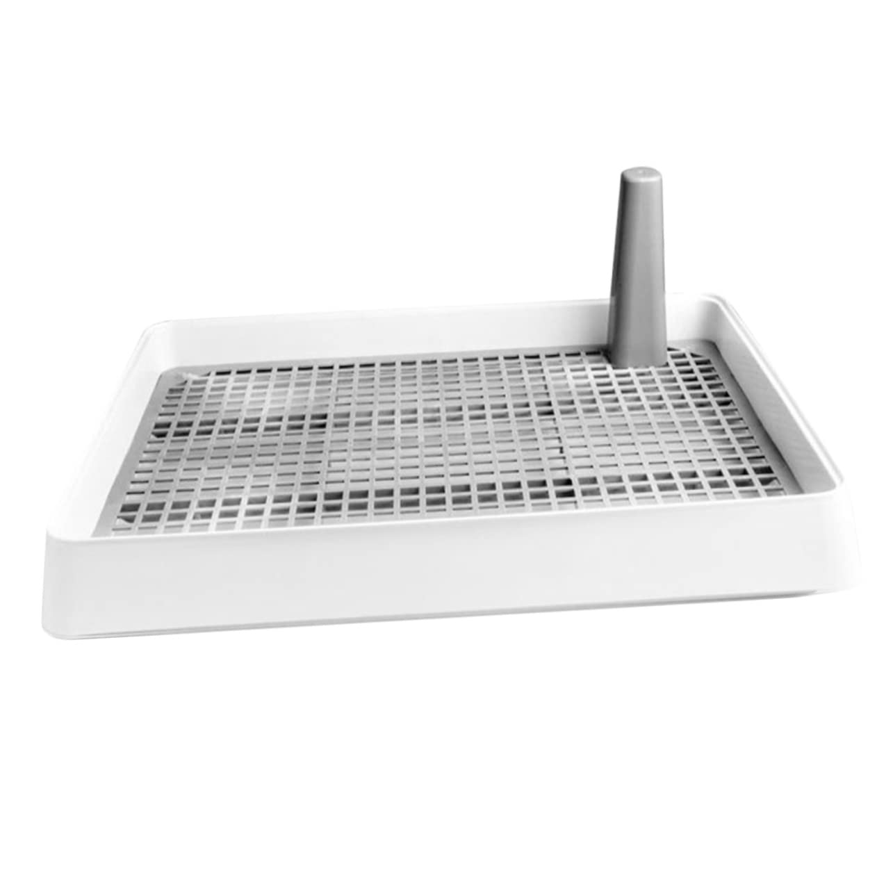 Toddmomy Potty Training Pan Dog Toilet Grid Litter Tray Pet Urine Pan Non-Slip Dog Potty Thickened Design