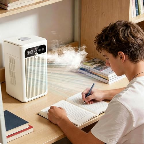 Ventilateur rafraîchisseur d'air silencieux 2 vitesses compact