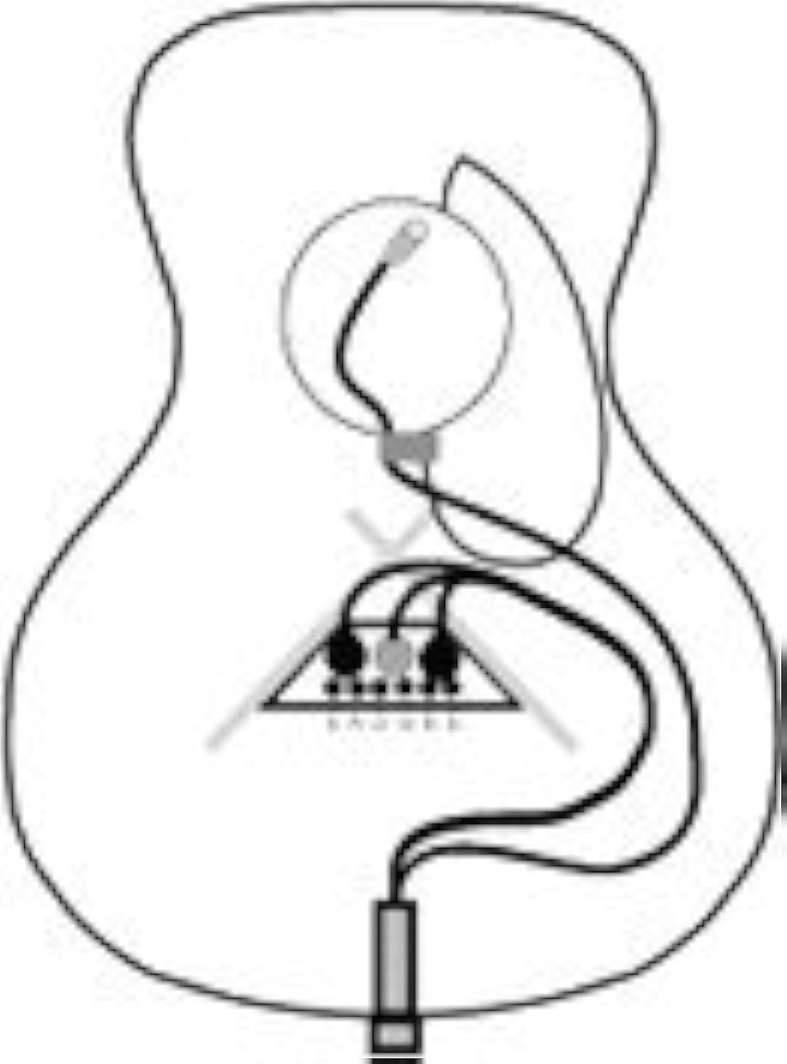 K&K Sound Trinity Mini PRO Guitar Pickup System w/Mic and Phase Switch
