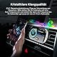 Bluetooth 5.3 FM Transmitter, SONRU Bluetooth Adapter Auto mit Freisprechanlage, [30W PD & 18W QC3.0] Schnelles Autoladegerät mit LED Farblicht Unterstützungs Aux Ausgang und TF Karte