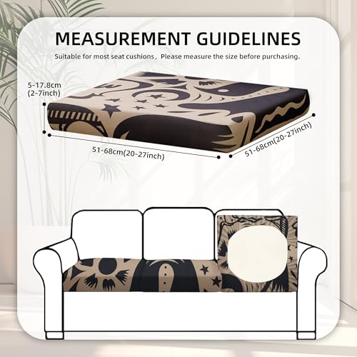 Image of BIETYONE 8Pcs Stretch Patio Cushion Covers,for Outdoor Couch Cushion Covers Replacement,Outdoor Sofa Covers Patio Slipcovers Couch Cover,Washable Furniture Cover (Pigeon2, Cover Only)