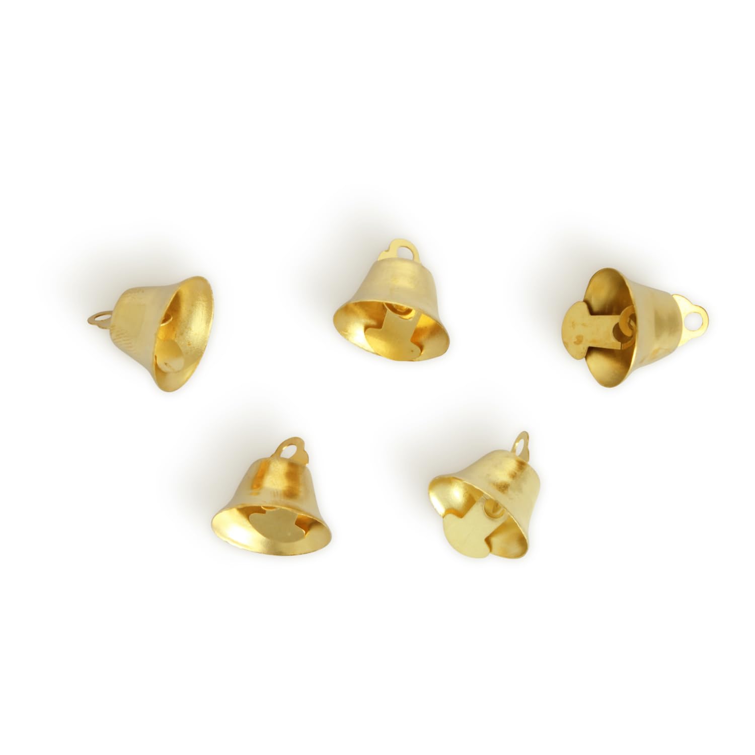 Fixo Kids Bolsa 5 Campanillas Metal Dorado 14,5mm ø Manualidades Escolares Decoraciones Infantiles