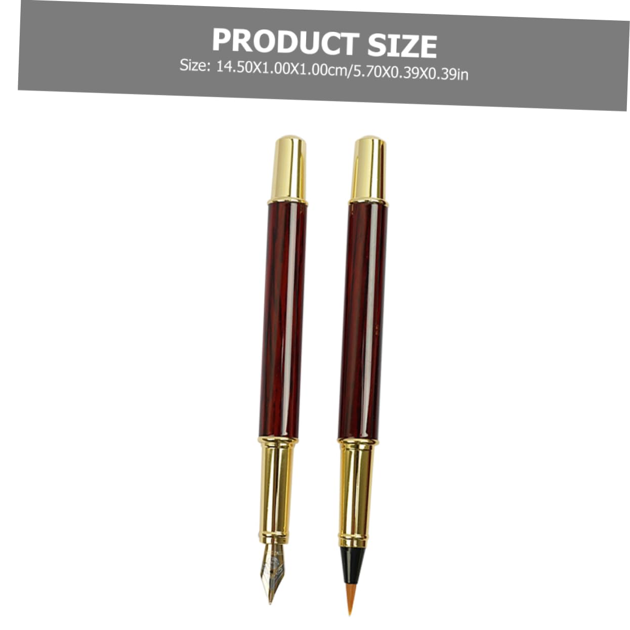 Veemoon 1 Set Fountain Calligraphy Kit of Refillable Ink Brush Pens for Beginners for Writing Painting and Calligraphy Practice Present for Students and Artists