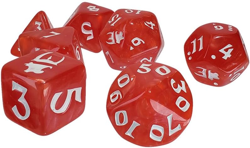 Steve Jackson Games Munchkin Polyhedral Dice Set (Tan/Brown)