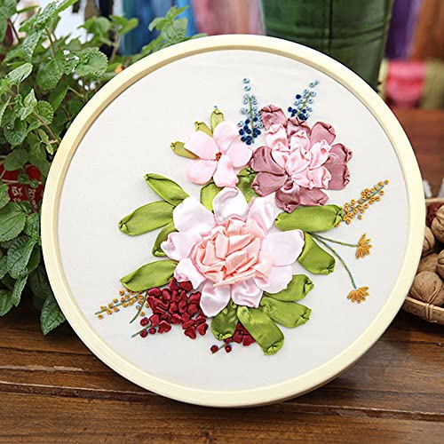 Gogobear-Ribbon-Embroidery-Kit-for-Art-Craft-Sewing-Handmade-Silk-Ribbon-Embroidered-Completed-Embroidery-Crafts-Canvas-Printed-Kits-DIY-Wall-Dcor Gogobear-Ribbon-Embroidery-Kit-for-Art-Craft-Sewing-Handmade-Silk-Ribbon-Embroidered-Completed-Embroidery-Crafts-Canvas-Printed-Kits-DIY-Wall-Dcor
