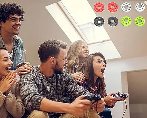 Image of Precision Rings Aim Assist Motion Control for Playstation4(PS4),Playstation5(PS5),Xbox Series X /S,Xbox One X /S,Xbox 360,Switch Pro,Razer Wolverine V2 Controller Rings Silicone Soft.