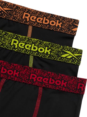 Reebok Boys Boxer Briefs - 3 Pack Soft Comfort Stretch Performance Boxers with No Fly Pouch - Breathable Underwear for Boys2