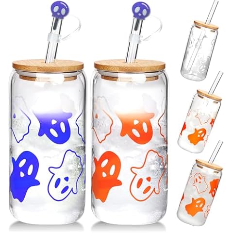 ANOITON Halloween Ghost Colour Changing Cups Cover