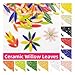 100g Ceramic Willow Leaves Mosaic Tiles DIY Porcelain Leaf-Shape Tile Lanceolate Tiles 66(All Color Mix)