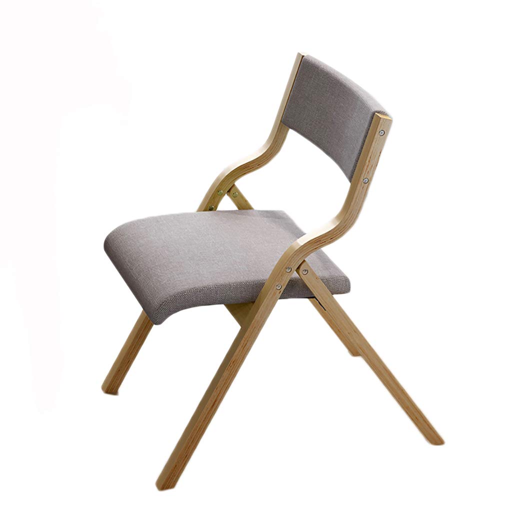 Home Office Desk Chairs Desk Chair Armchair Computer Stool Solid Wood Simple fold Household Dining Stool (Color : A)