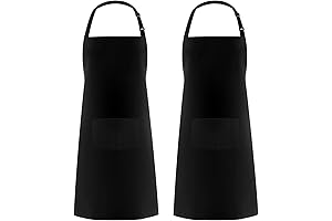 2-Pack Waterproof Kitchen Aprons: Your Culinary Quest's Guardian