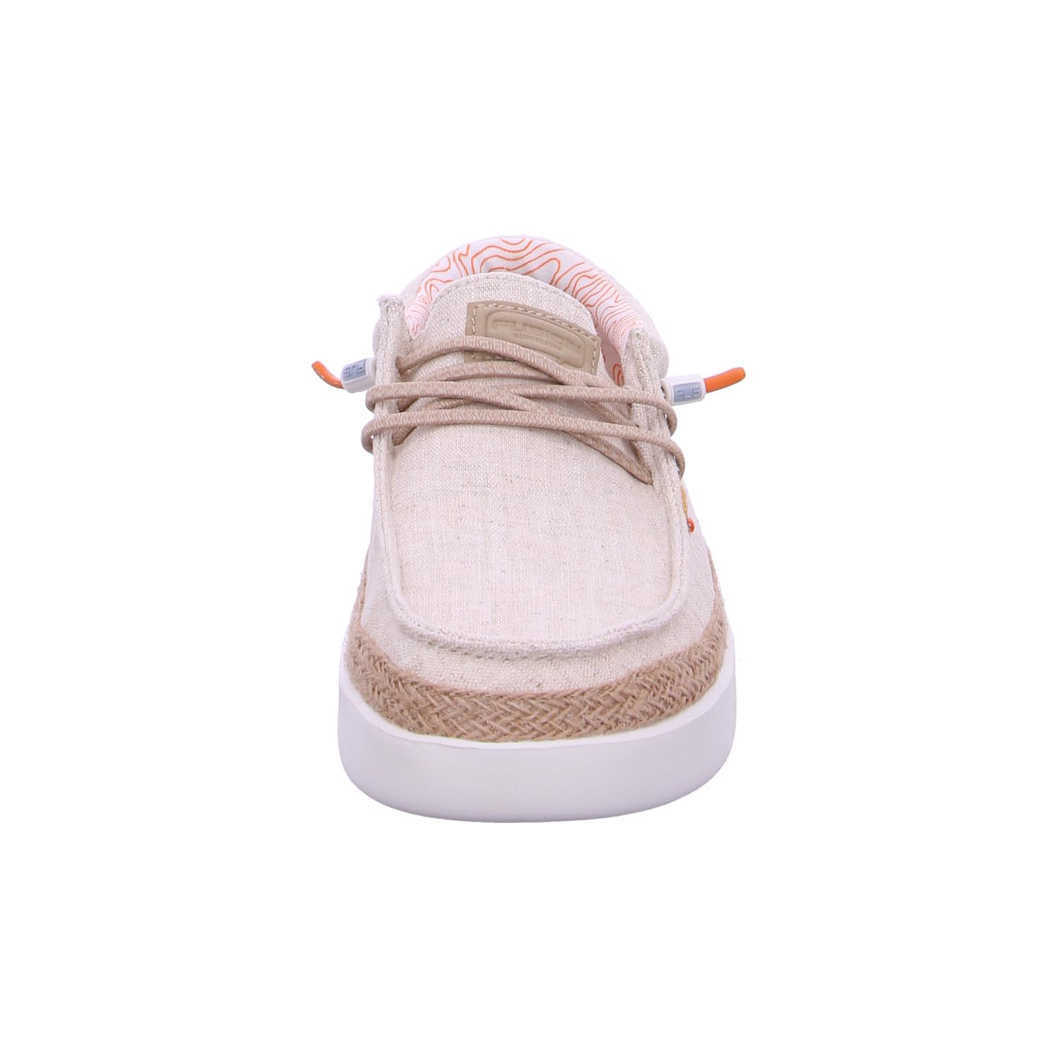 Fusion Leinenschuh Beige in Größe 39