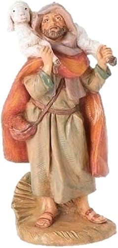 Fontanini by Roman Inc., Matthew, Colección de Pastores de 5 pulgadas, Figura de Belén y Accesorios, Esculpido a Mano y Pintado