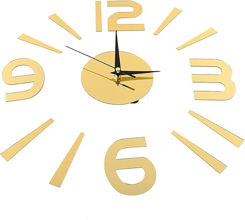 Miniatura 5 de Hilitand Adhesivo autoadhesivo para reloj de pared, espejo acrílico, bricolaje, sin marco, calcomanías de pared, decoración para el hogar y la sala
