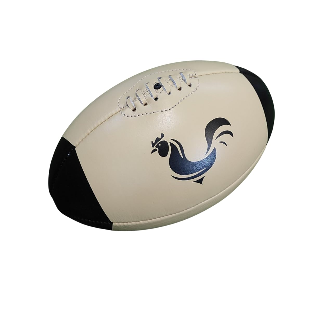 ALL SPORT VINTAGE Ballon Rugby | Cuir De Vachette Cousu Main, Personnalisable, Socle Optionnel, Marque Française