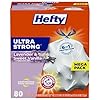 Hefty Ultra Strong Tall Kitchen Trash Bags, Lavender & Sweet Vanilla Scent, 13 Gallon, 80 Count