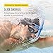 FINIS Glide Center-Mount Swim Snorkel for Adults - Adjustable Fit - Technique & Endurance Training - Ocean Blue