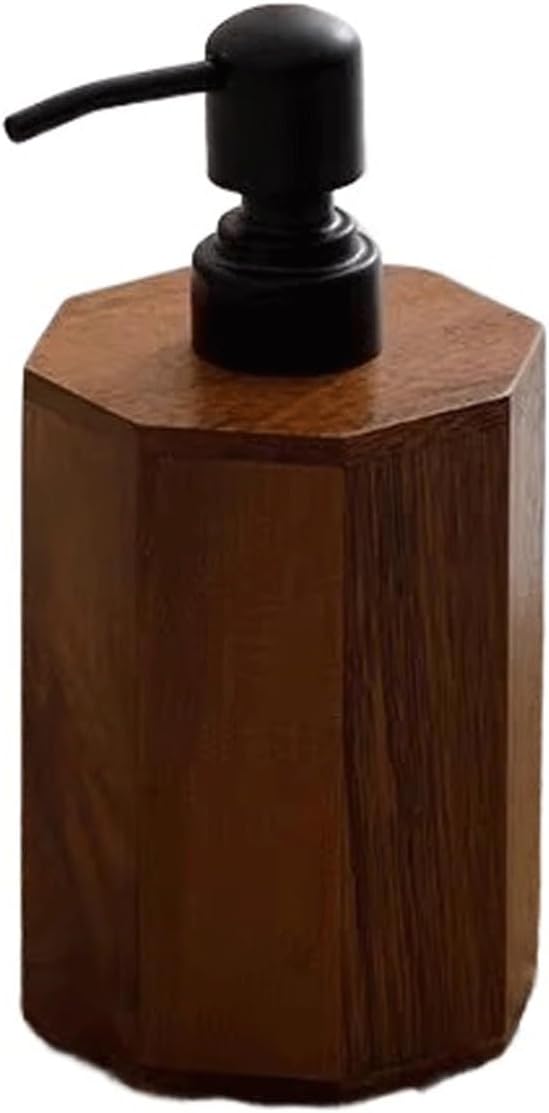 Soap Dispenser for Bathroom Lotion Dispenser Empty Bathroom Accessories Practical Dish Soap Bottle Pump for Home Kitchen Travel Aesthetic Kitchen Decor(Octagonal-400ml)