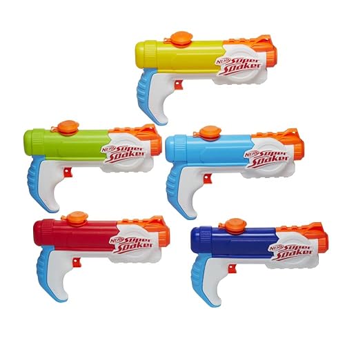 Nerf Super Soaker Piranha - Set múltiple - Incluye 5 lanzadores de Agua Piranha - (Exclusivo de Amazon)