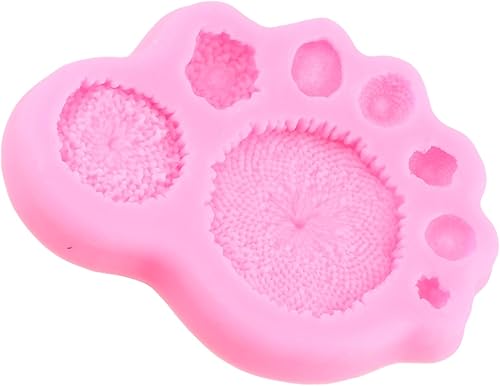 Miniatura 9 de Moldes de fondant de girasol, molde de silicona de estambre de girasol para decoración de tartas, decoración de cupcakes, caramelo y goma de mascar