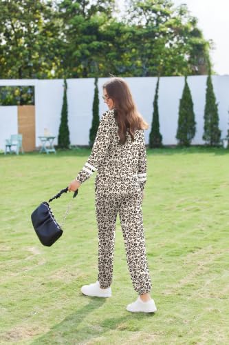 Image of Ekouaer Sweatsuits Womens Loungewear Set Tracksuit Long Sleeve Pajamas Set