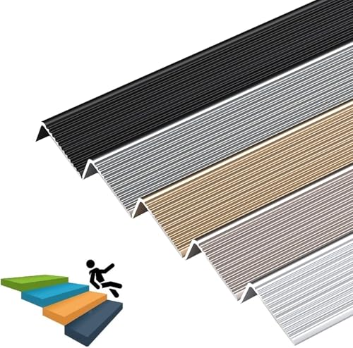Profilés d'escalier en aluminium 40x20mm couleur or pour bordure et angle de marche