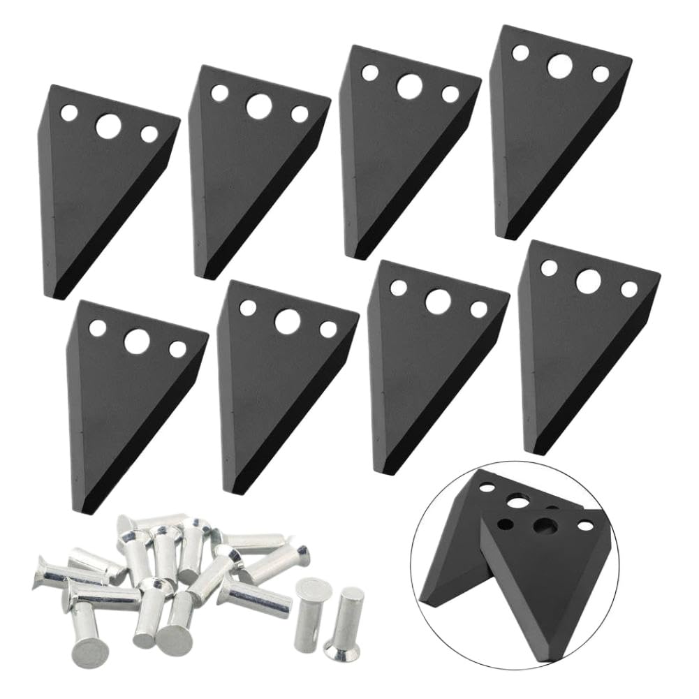 Kit Barra Falciante Falciante con 8 Coltelli E 16 Rivetti Compatibile con Trailblazer GWP406732 GWP406657