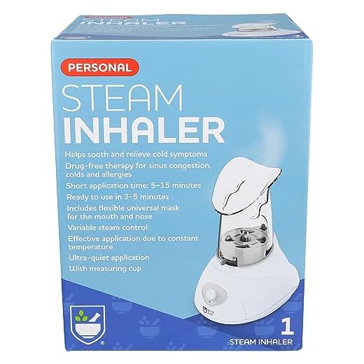 Rite Aid Steam Inhaler for Relief from Allergies, Sinus Congestion, and Colds for Personal Use