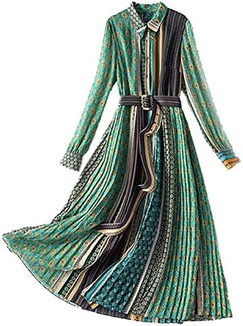Amazon Co Jp ワンピース 大人 エスニック プリーツ 秋冬 グリーン 緑 ボタニカル 柄 韓国ファッション 演奏会 きれいめ 40代 ロング 襟付き 結婚式 ベルト付き 服 ファッション小物 Amazon Co Jp ワンピース 大人 エスニック プリーツ 秋冬 グリーン 緑 ボタニカル 柄 韓国ファッション 演奏会 きれいめ 40代 ロング 襟付き 結婚式 ベルト付き 服 ファッション小物