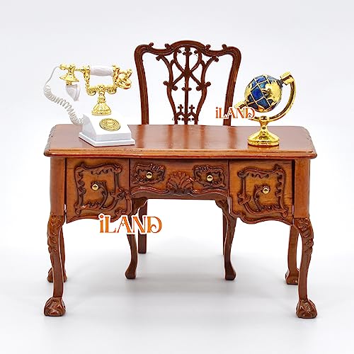 iLand Rococo Dollhouse Furniture 1:12 Scale Dollhouse Wooden Collectibles - Image 3