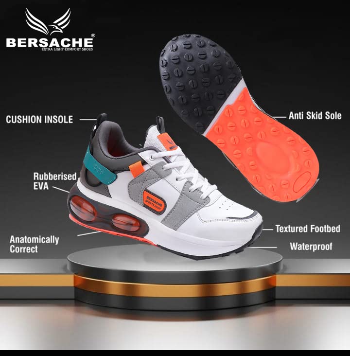 Image of BERSACHE Sneaker, Loafers,Casual with Extra Comfort Sneakers for Men(Multicolor)