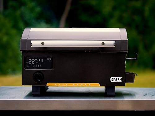 Miniatura 3 de HALO Paquete de parrilla de pellets con batería recargable Prime 300 con tapa y batería