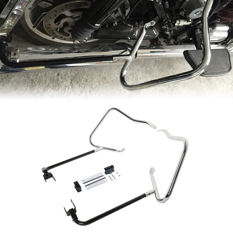 TCMT Saddlebag Guard Bracket With Support Bar For Harley Touring Models (Road Glide, Street Glide, King) 2014-2024