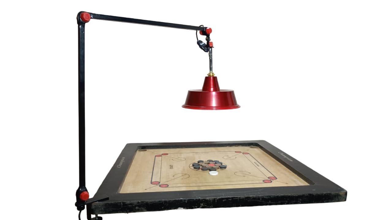 Chilz Carrom Lamp Professional Portable Carrom Board Lamp with Shade (B0CQZ1JBJW) Amazon Price History, Amazon Price Tracker