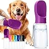 Mr pen dog water bottle 19 oz large purple portable dog water bottle dispenser dog travel water bottle travel dog water bottle portable water bottle for dogs on the go pet water bottle  urban country home decor