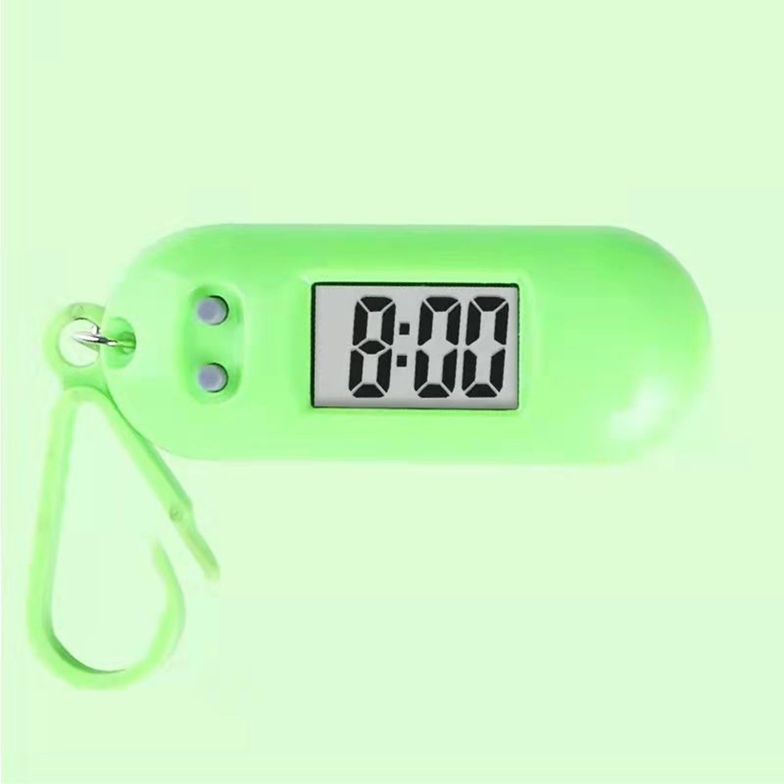 Reloj de bolsillo con llavero digital LED portátil en miniatura para estudiantes y niños, ligero, con colgante de mochila
