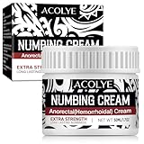 Acolye Numbing Cream Maximum Strength: 5X Numbing -1-3 Hour Long Lasting Extra Strength Numb - with 5% Lidocaine Menthol Arnica and Emu Oil NDC：60771-0028-01