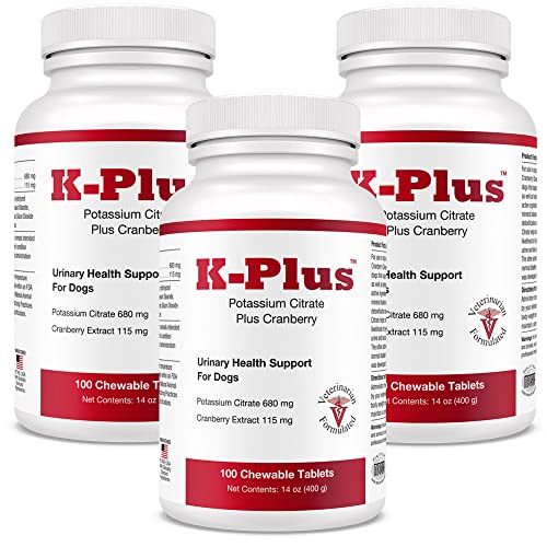 Image of Potassium Supplement for Dogs and Cats (3 Pack, Chewable Tablets)