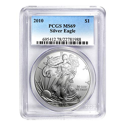 2010 American Silver Eagle ASE $1 MS-69 PCGS