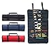 Hense Large Wrench Roll Up Tool Roll Pouch Bag, Big Tote Carrier Organizer, Easy Storage & Portable, Best for Craftwork Handymen Repairmen(HSZ-15-01, red)