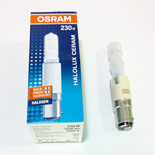 Preisvergleich Produktbild Osram Halogenglühlampe B15d, 230W matt