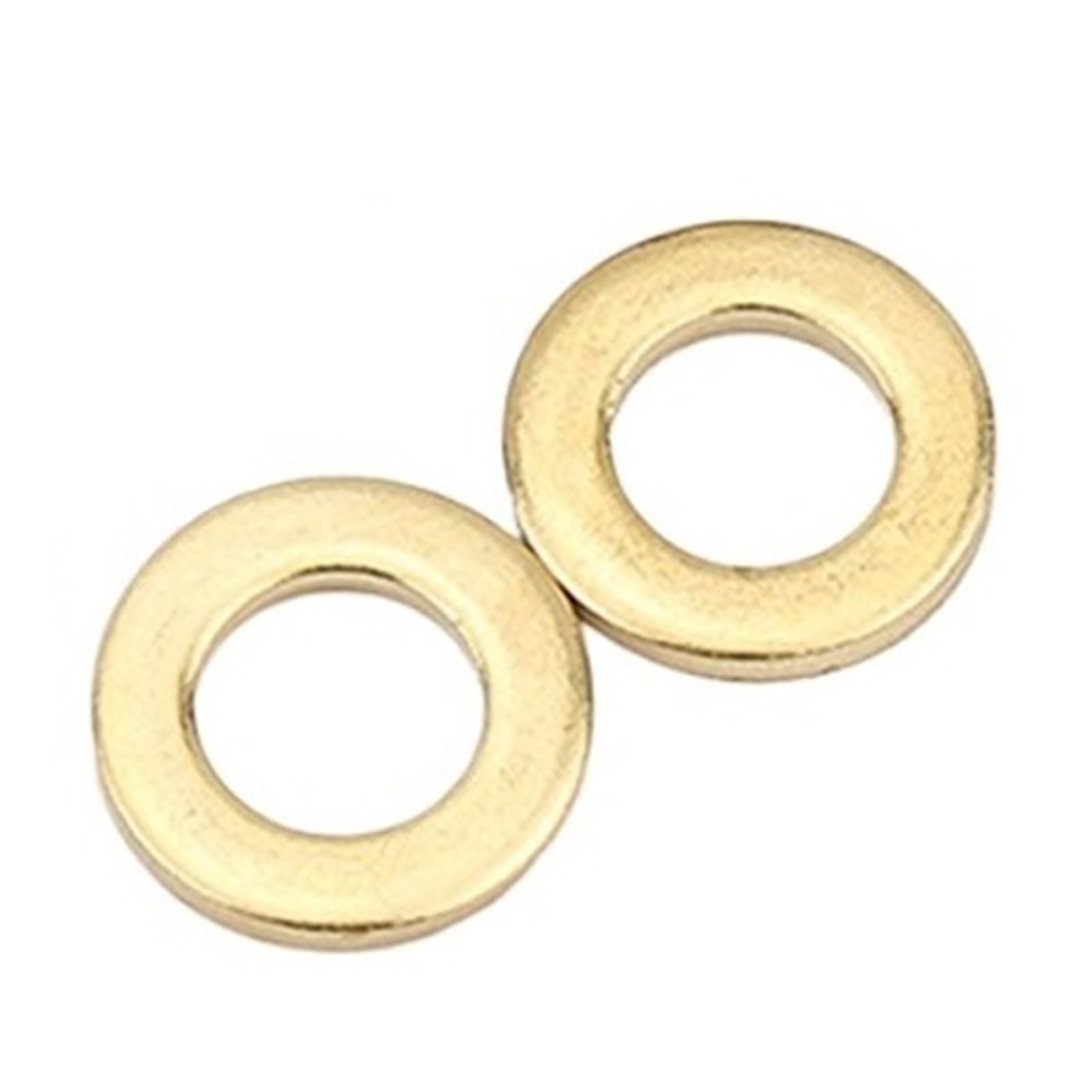 Sello de sello de bronce plano Arandelas planas de latón M2 a M24 (paquete de 100 unidades)(M10x20x1.5mm (10pcs))